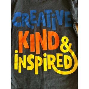 Creative Kind & Inspired Graphic T-Shirt By Cat & Jack Youth Unisex Size M 8/10